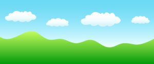 hill-clipart-a-green-mountain-with-clouds-and-blue-sky