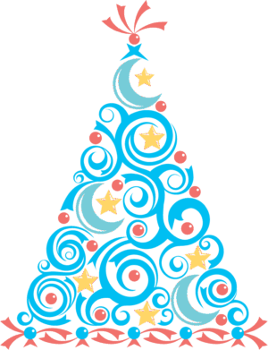 holiday-party-clipart-a-christmas-tree-with-stars-and-swirls