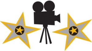 hollywood-clipart-a-movie-camera-and-three-stars