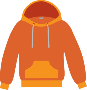 hoodie-clipart-an-orange-hoodie-with-a-on-the-front