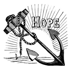 hope-clipart-a-black-and-white-drawing-of-anchor-with-the-word-hope