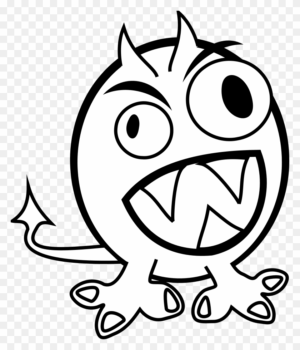 horror-clipart-a-cartoon-character-with-big-smile-on-his-face