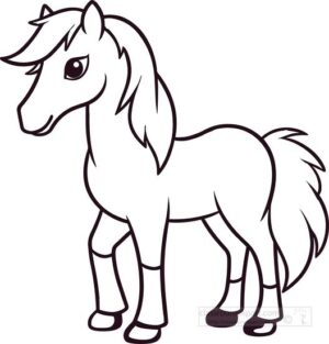 horse-clipart-black-and-white-how-to-draw-a-horse-step-by