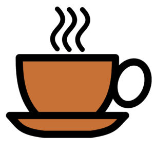Hot Chocolate Clipart A Brown Cup With Black Background