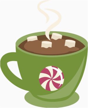 hot-chocolate-clipart-a-green-cup-with-hot-chocolate-and-candy
