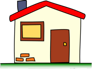 houses-clipart-a-house-with-red-roof-and-brown-door