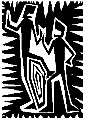 human-clipart-a-black-background-with-white-and-red-flower