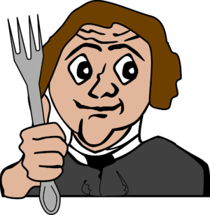 hungry-clipart-a-cartoon-of-man-holding-fork-and-knife