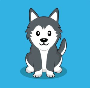 husky-clipart-a-cartoon-husky-dog-sitting-on-the-ground