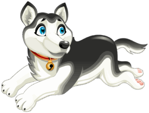 husky-clipart-a-husky-dog-with-blue-eyes-and-red-collar