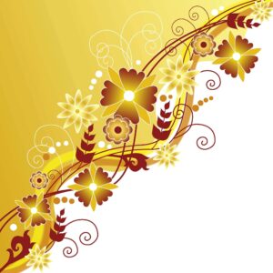 i-clipart-a-floral-background-with-gold-and-red-design