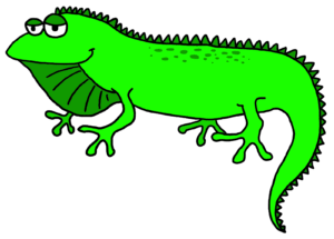 iguana-clipart-a-green-lizard-with-spikes-on-its-back