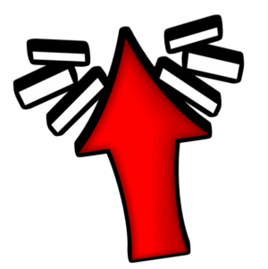 important-clipart-a-red-arrow-with-white-arrows-pointing-up