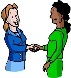 interview-clipart-a-woman-shaking-hands-with-another