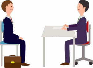 interview-clipart-two-people-sitting-at-a-table-and-one-is-writing