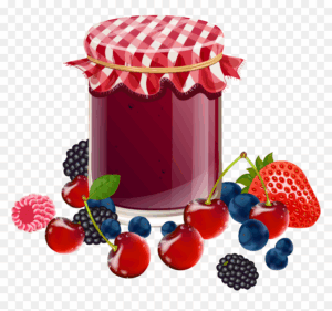 jam-clipart-a-jar-of-jam-with-berries-and-cher