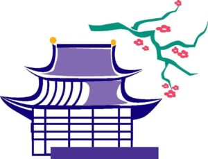 japanese-clipart-a-chinese-building-with-cherry-tree-in-the-fore