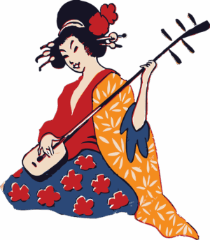 japanese-clipart-a-woman-in-kimono