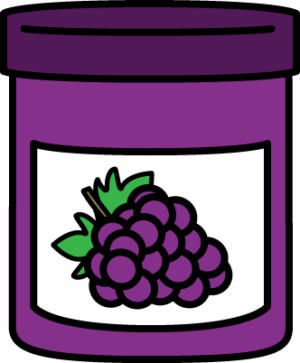 jelly-clipart-a-jar-of-grapes