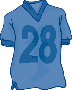 jersey-clipart-a-blue-football-jersey-with-the-number-28-on-it