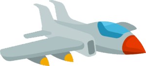 jet-clipart-a-jet-with-red-and-blue-tail