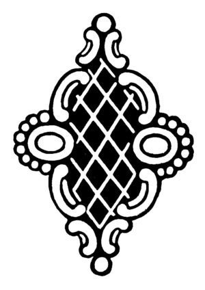 jewelry-clipart-a-black-and-white-pattern