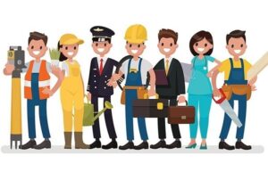 job-clipart-a-group-of-people-standing-together-with-the-words-best-jobs-for-job-market