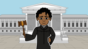 judicial-branch-clipart-a-cartoon-character-holding-gave-in-front-of-building