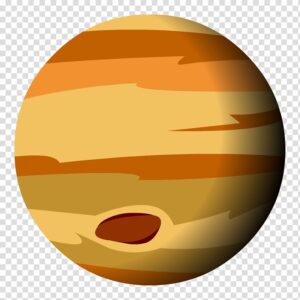 jupiter-clipart-the-planet-of-jupiter-with-a-brown-and-yellow-color