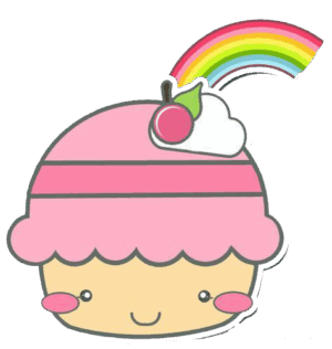 kawaii-clipart-a-cupcake-with-rainbow-on-top