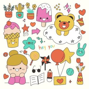 kawaii-clipart-cute-hand-drawn-doo