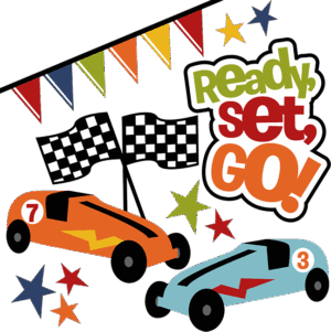 kentucky-derby-clipart-a-car-with-flag-and-race