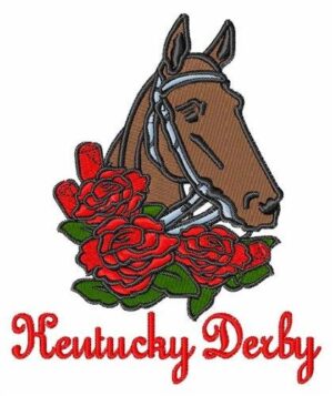 kentucky-derby-clipart-a-horse-with-roses-in-the-background