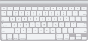 keyboard-clipart-a-computer-keyboard-with-white