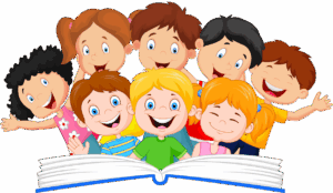 kids-reading-clipart-a-group-of-children-reading-book