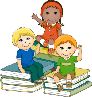 kids-reading-clipart-a-group-of-children-sitting-on-top-books