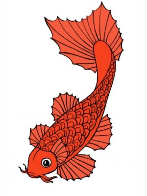 koi-fish-clipart-a-red-fish-with-black-outline-on-it